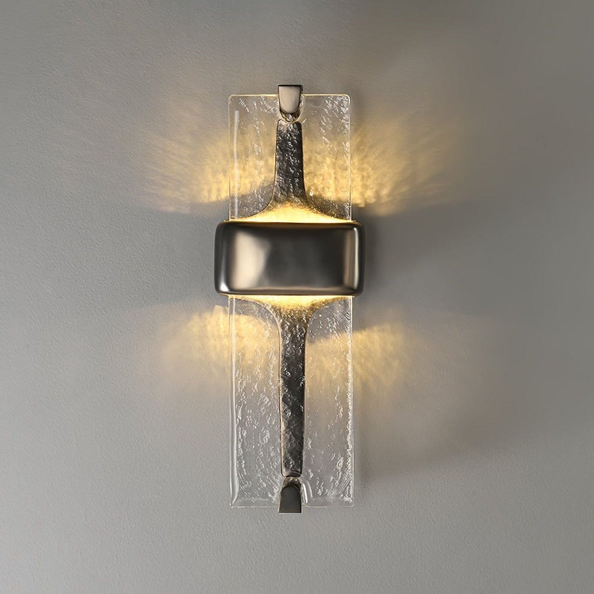 Ilmara premium glazen wandlamp in Noordse kunststijl