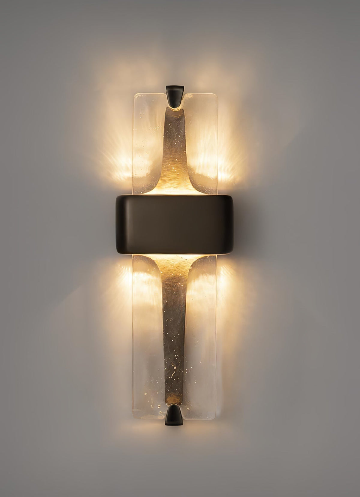 Ilmara premium glazen wandlamp in Noordse kunststijl