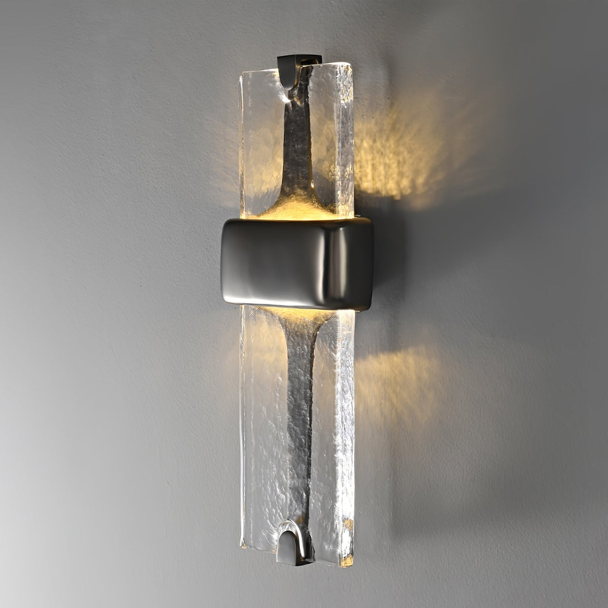 Ilmara premium glazen wandlamp in Noordse kunststijl