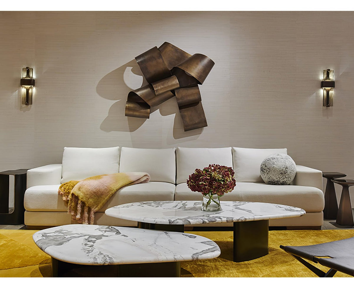 Ilmara premium glazen wandlamp in Noordse kunststijl