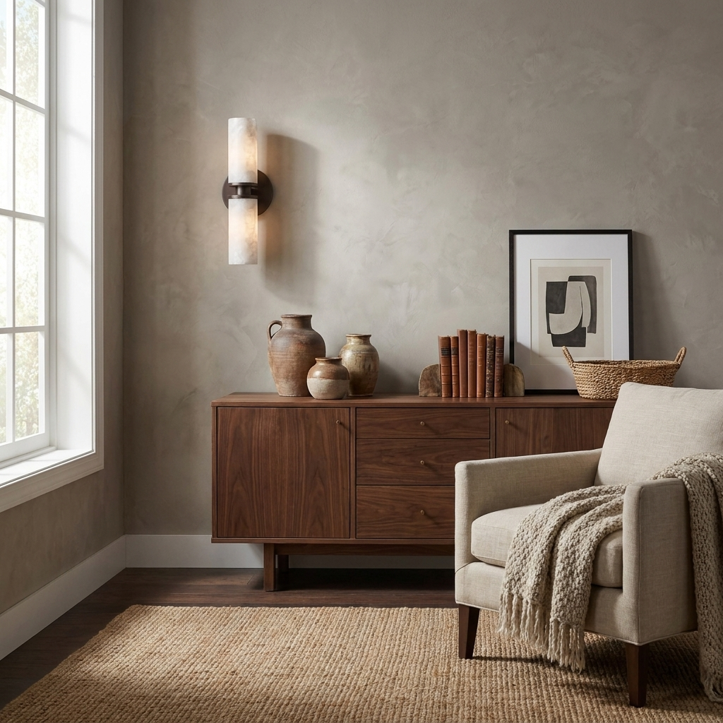 Everstone Albasten wandlamp