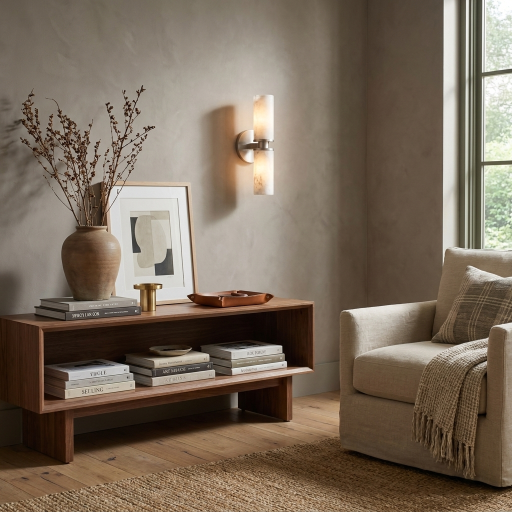 Everstone Albasten wandlamp