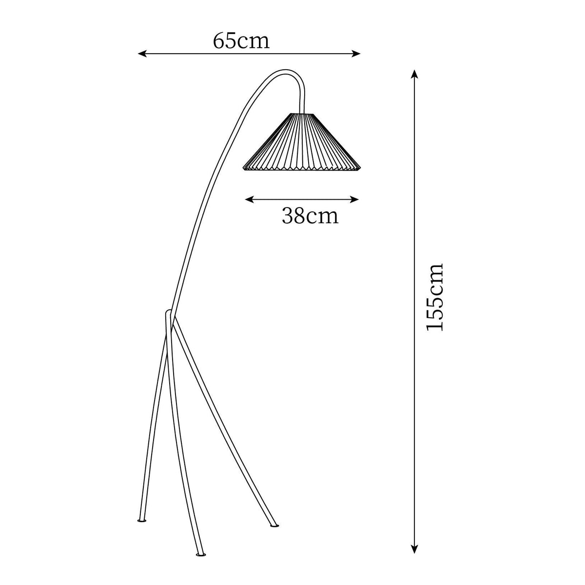 Norarette vloerlamp