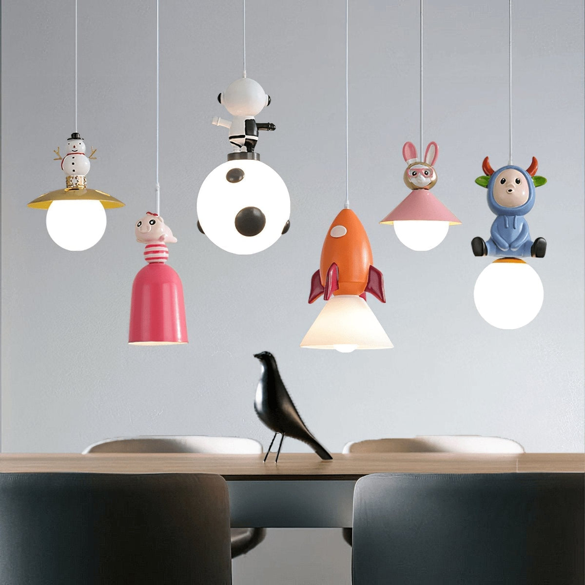 Viroxen hars whimsical hanglamp