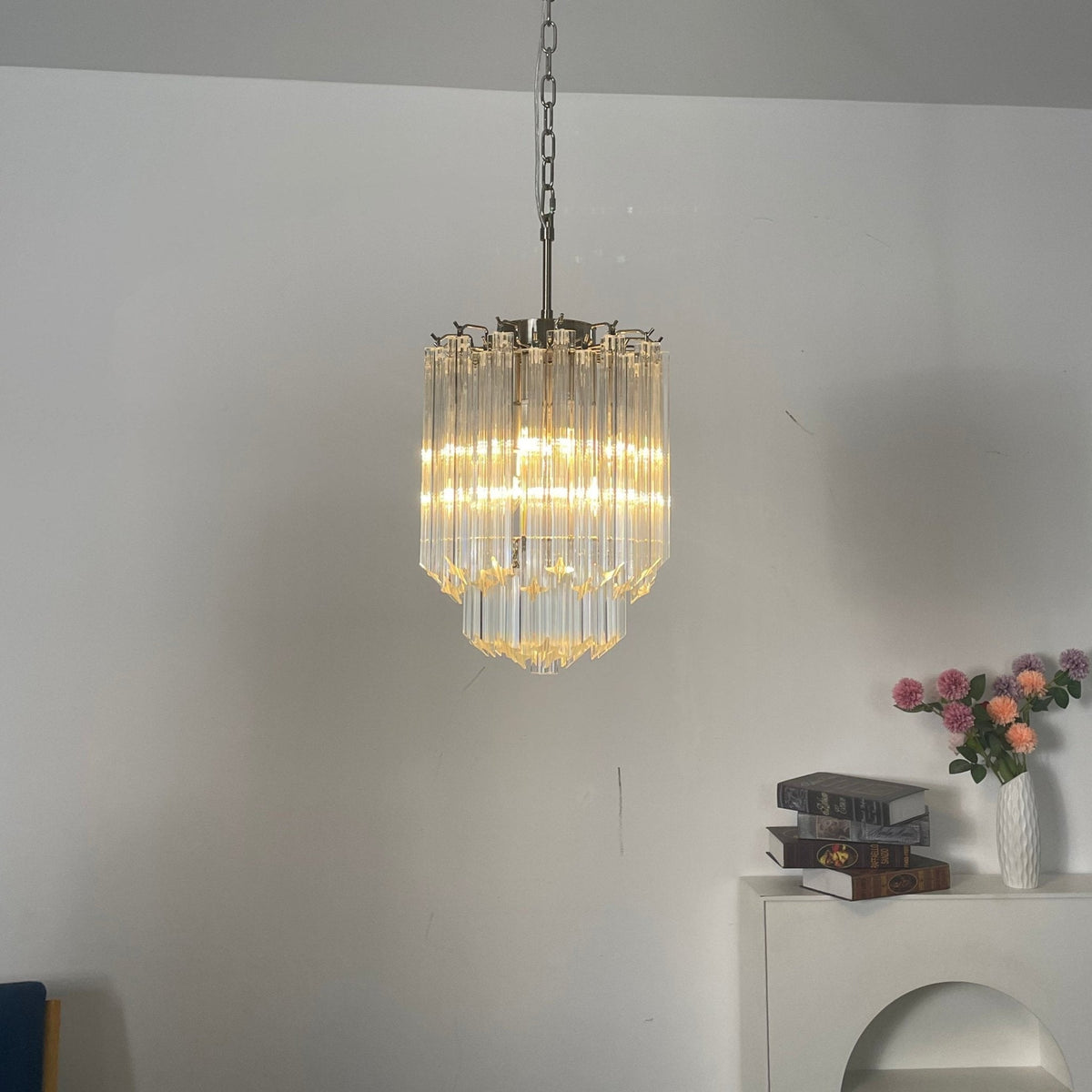 Luph Transparant Murano glas Prism Kroonluchter