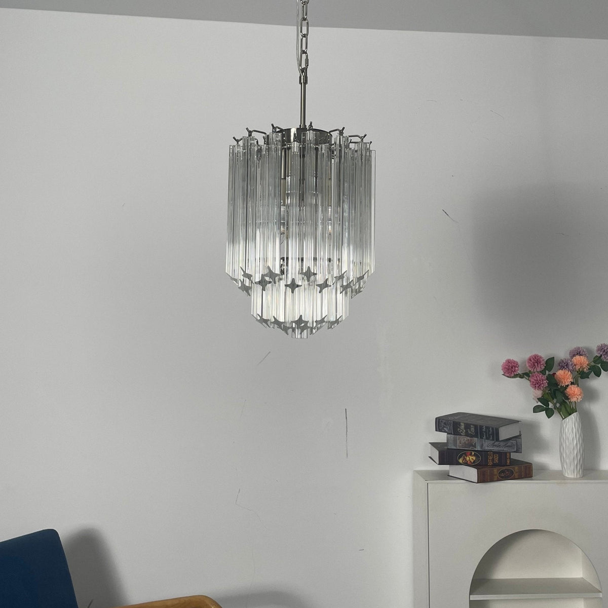 Luph Transparant Murano glas Prism Kroonluchter
