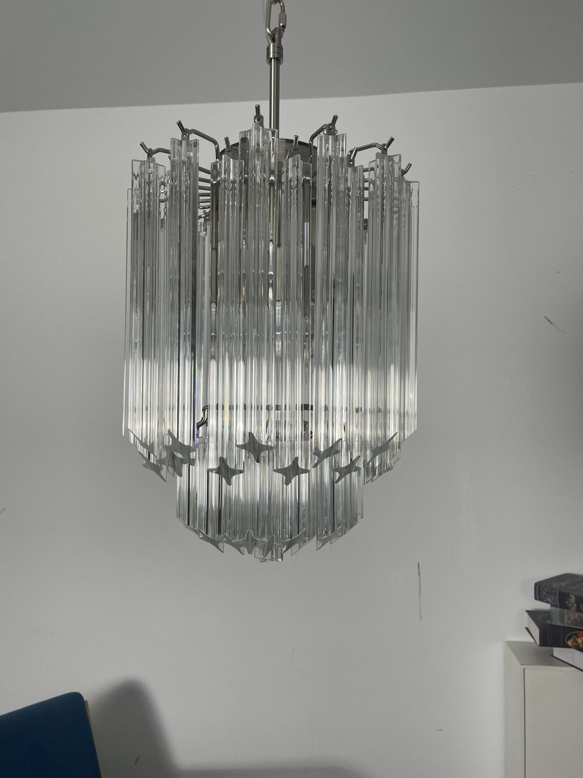 Luph Transparant Murano glas Prism Kroonluchter