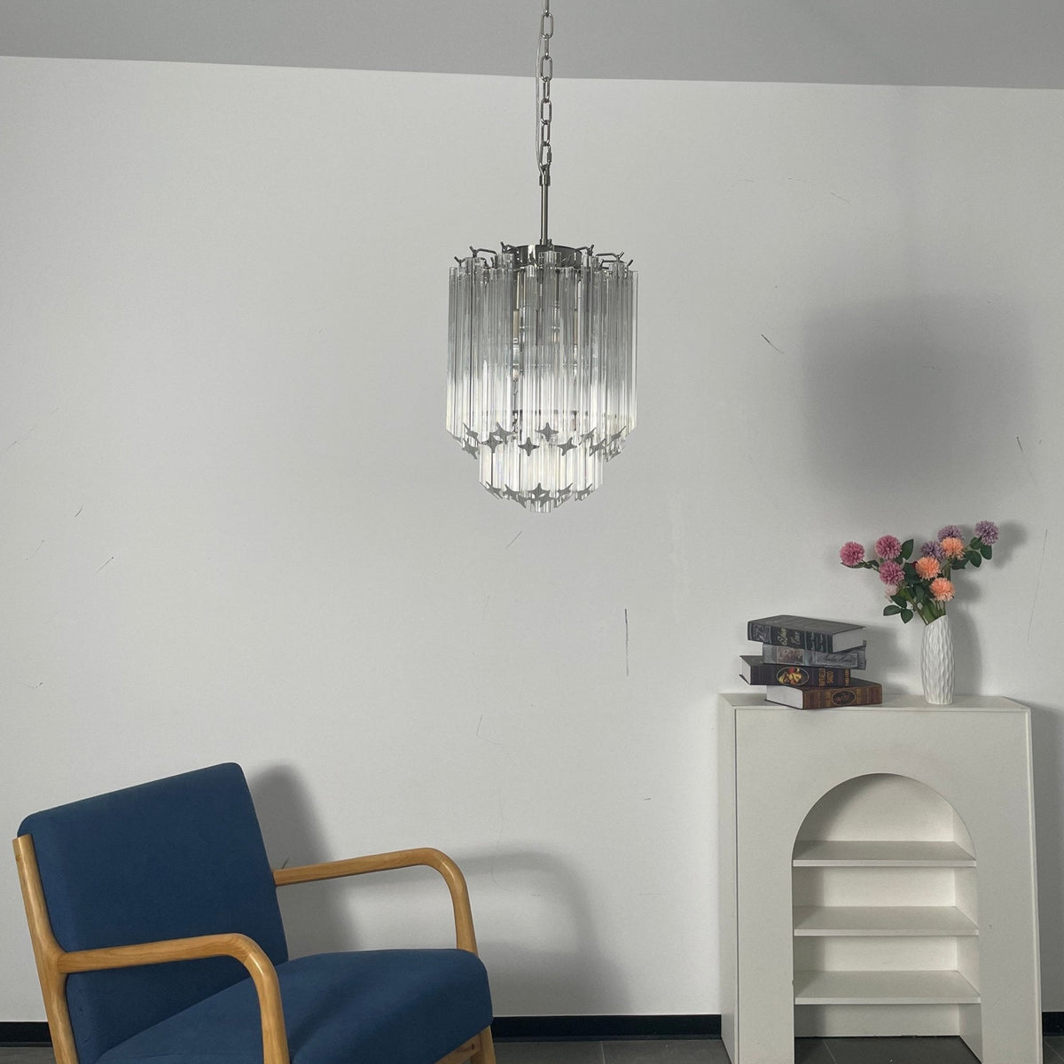 Luph Transparant Murano glas Prism Kroonluchter