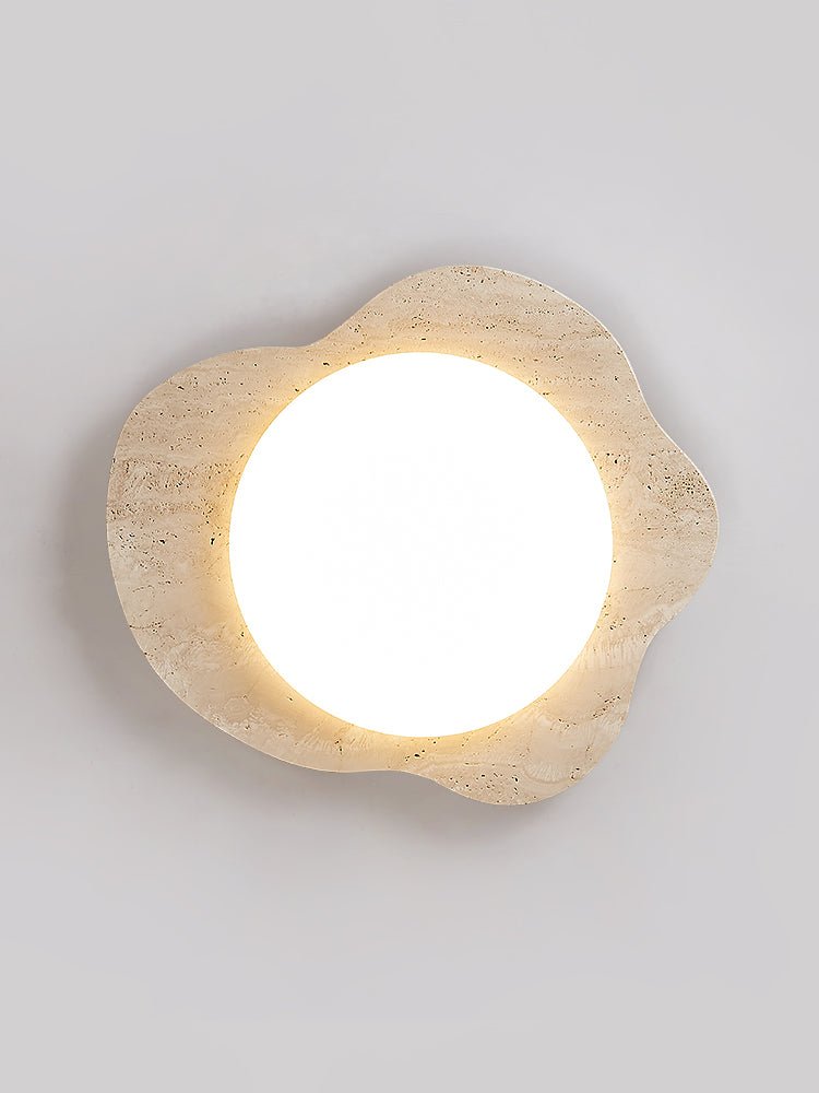 Brisanne travertin Cloud plafondlamp