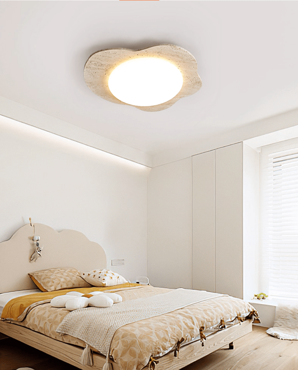 Brisanne travertin Cloud plafondlamp