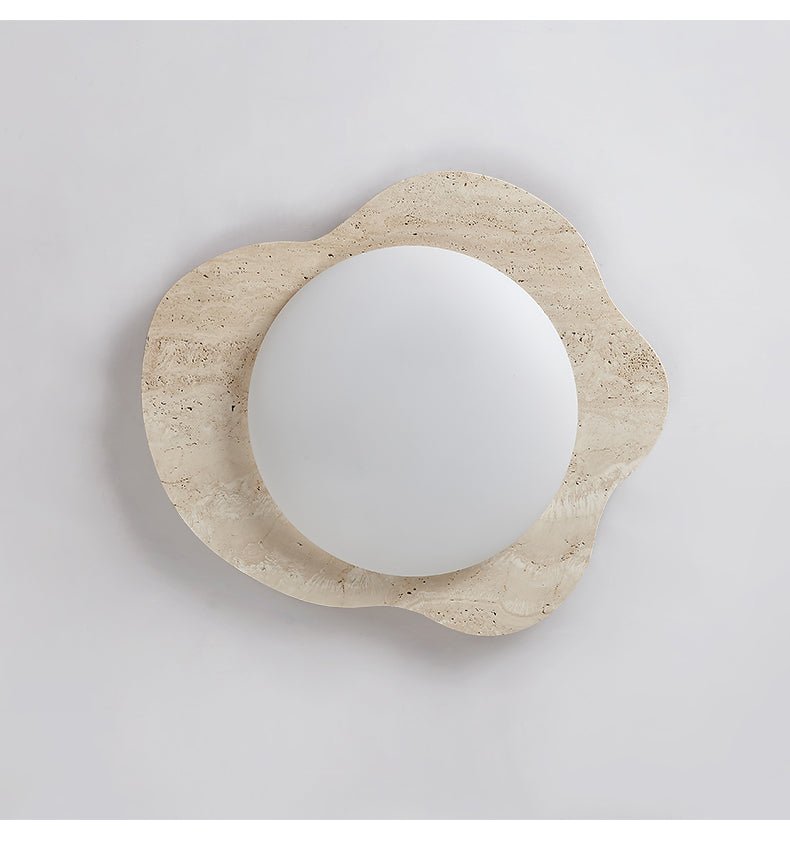Brisanne travertin Cloud plafondlamp