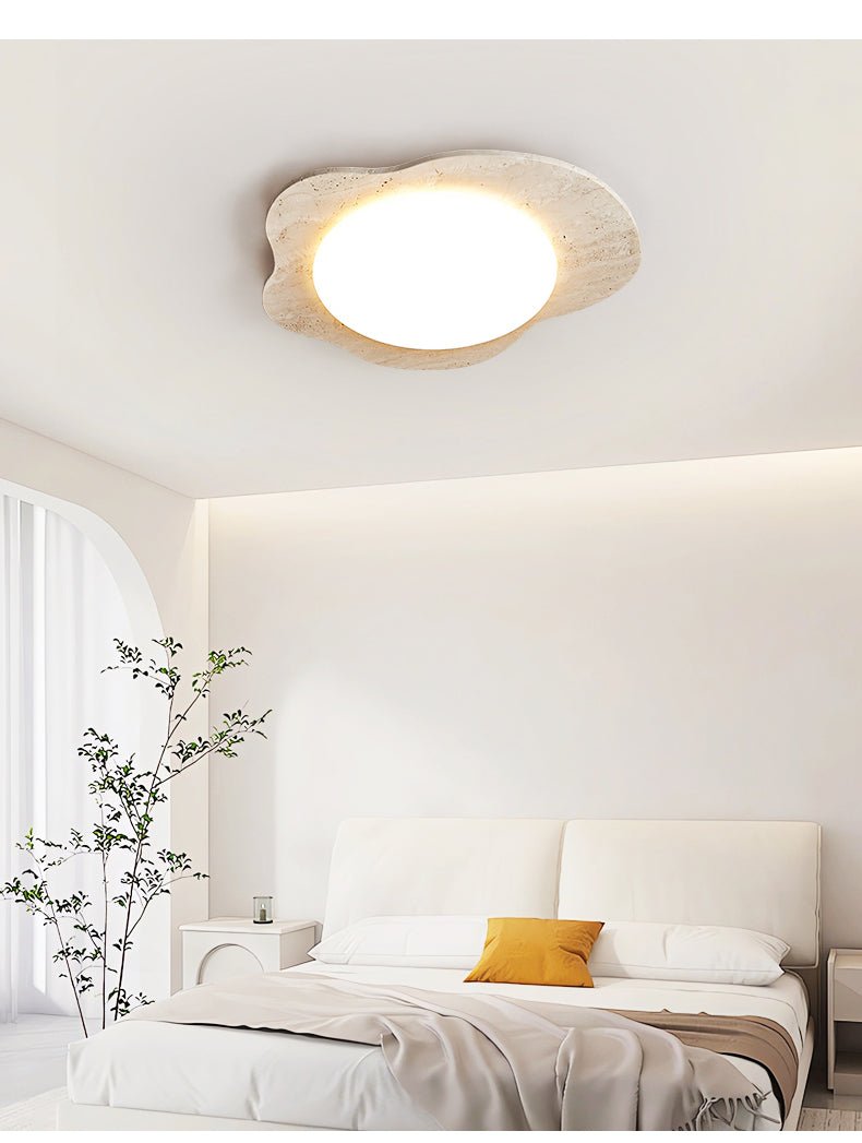Brisanne travertin Cloud plafondlamp