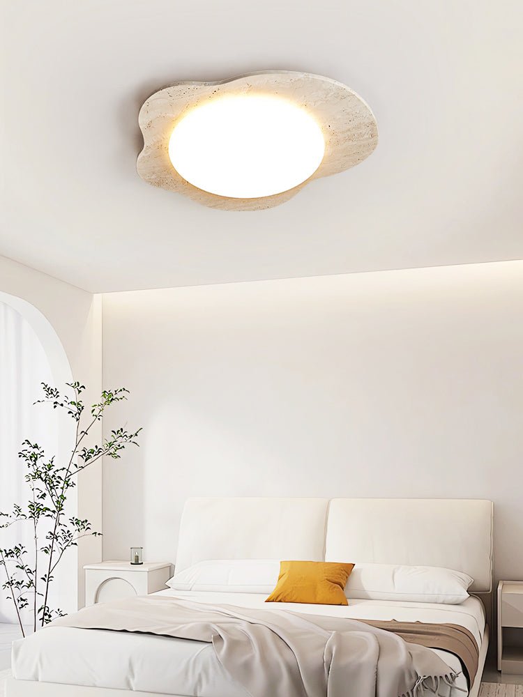 Brisanne travertin Cloud plafondlamp