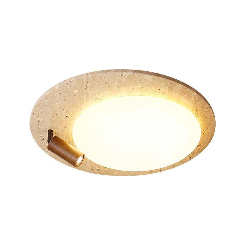 Nivorne travertin Ovale Knop plafondlamp