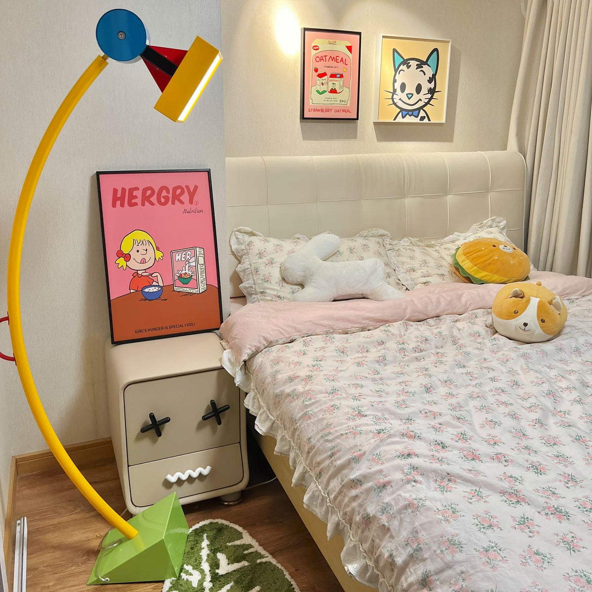 Ecori Acryl Kunst vloerlamp