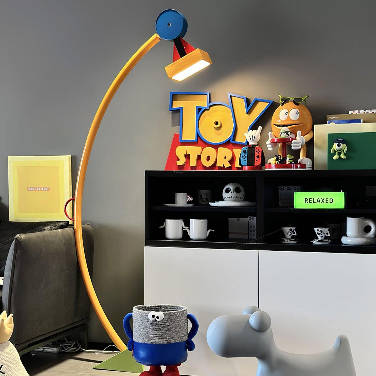 Ecori Acryl Kunst vloerlamp