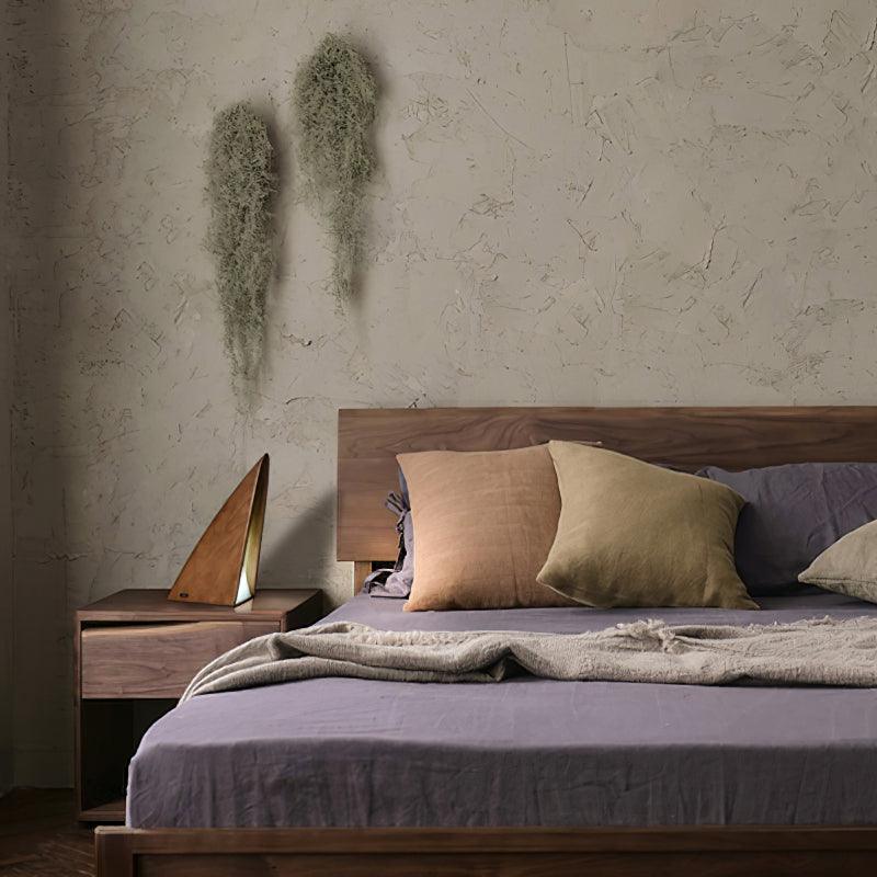 Justin Minimalistische tafellamp van hout