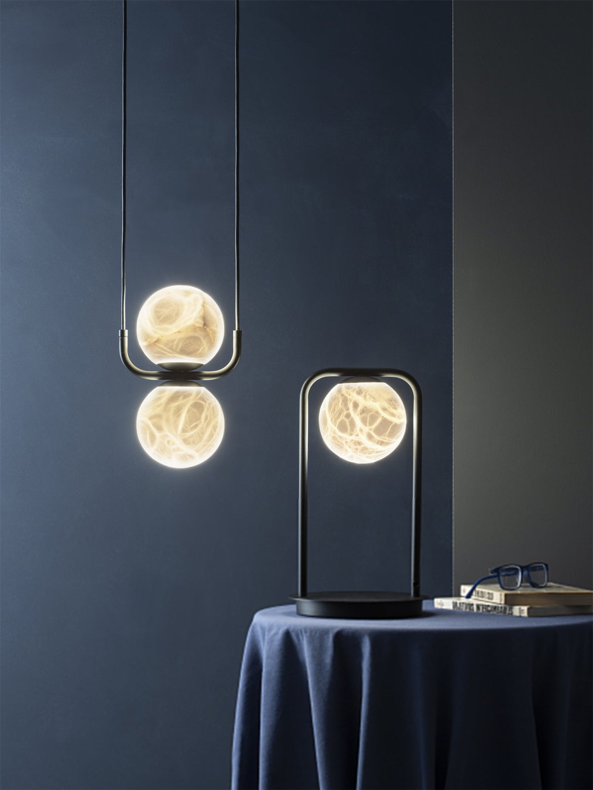 Eiralaine albasten hanglamp