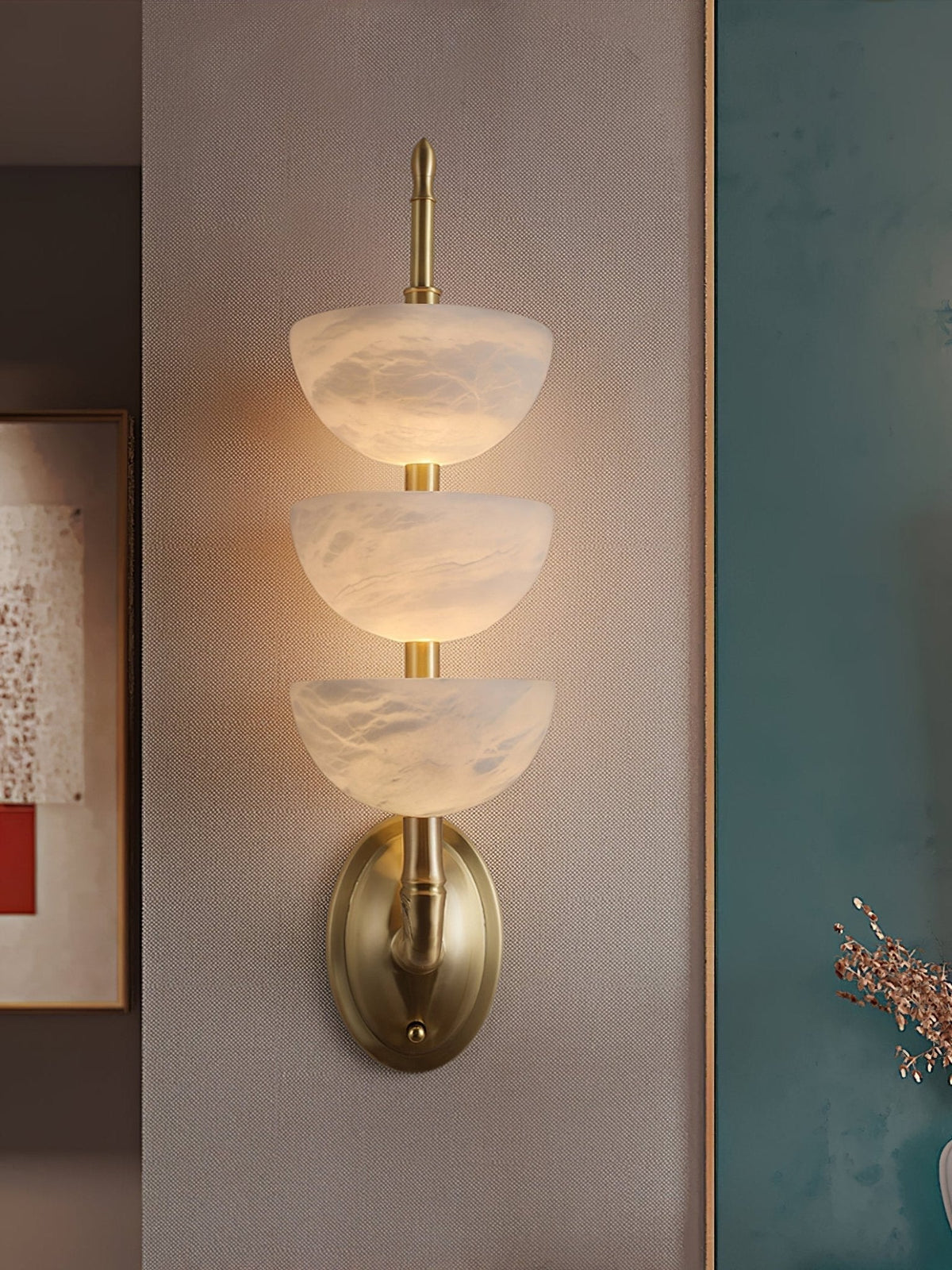 Ulmiraris albasten wandlamp