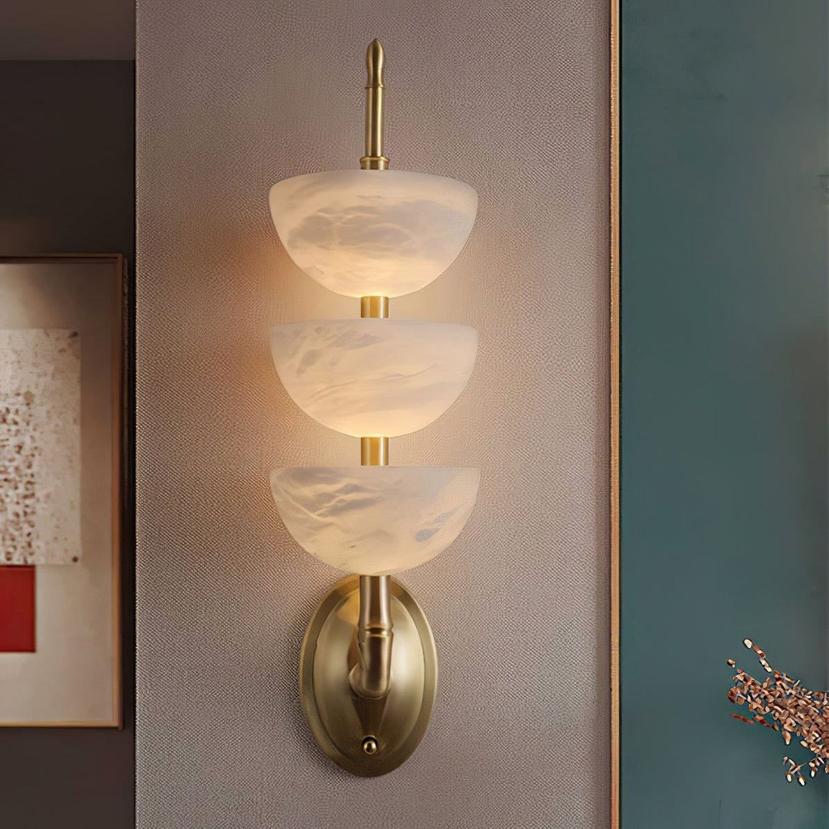 Ulmiraris albasten wandlamp