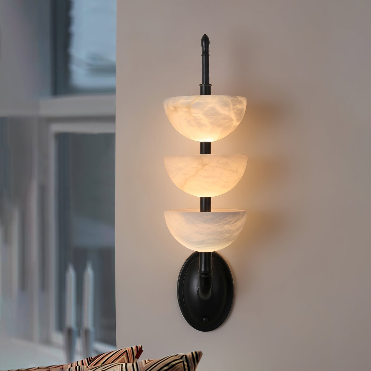 Ulmiraris albasten wandlamp