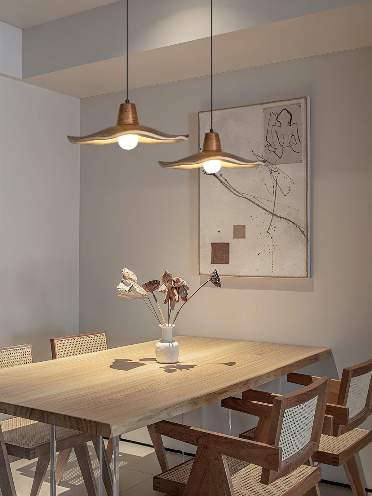 Veliviella Noordse kunst hars hanglamp
