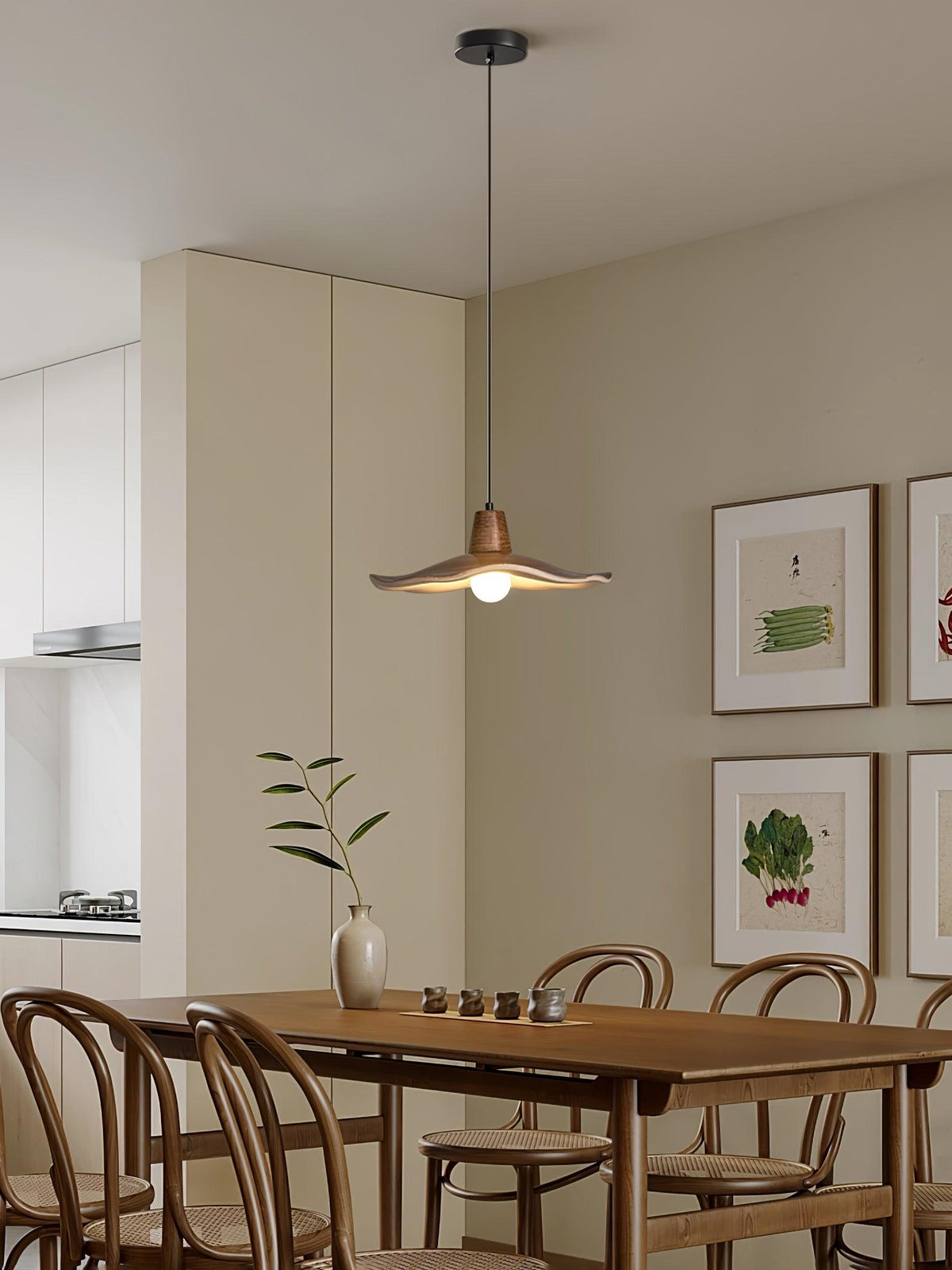 Veliviella Noordse kunst hars hanglamp