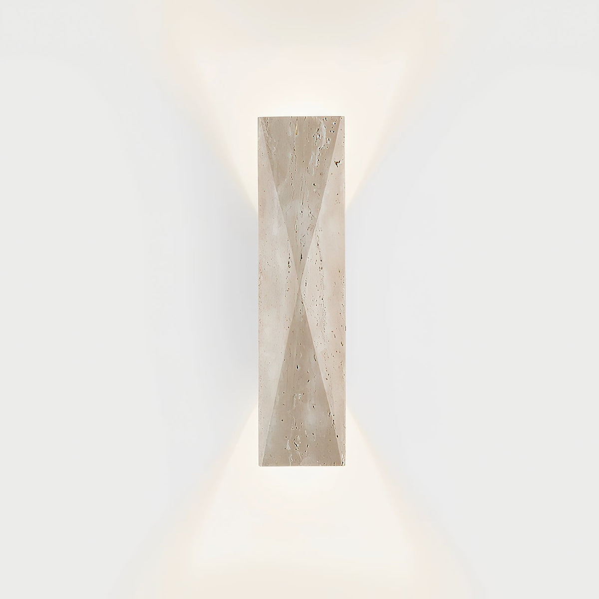 Taveenne travertin wandlamp