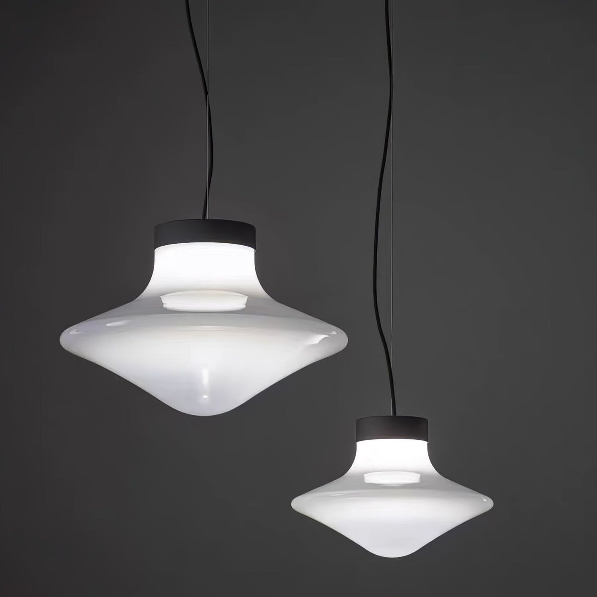 Esoleth Premium Noordse kunst glas hanglamp