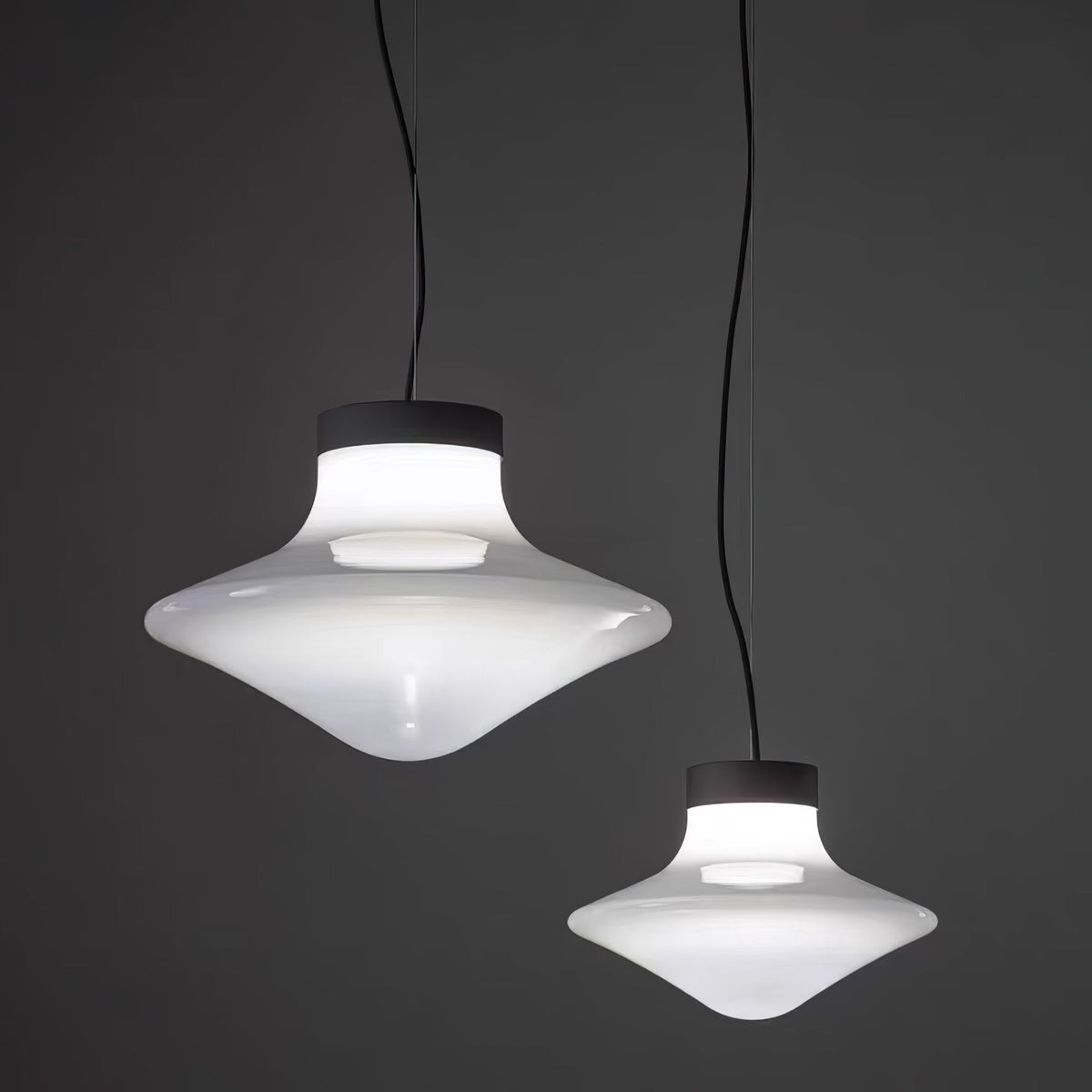 Esoleth Premium Noordse kunst glas hanglamp