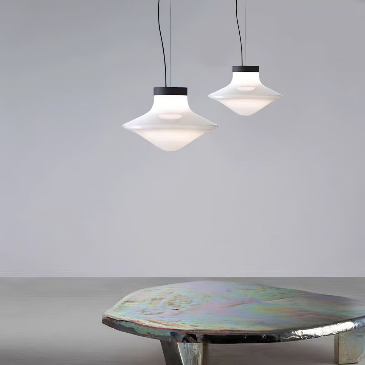 Esoleth Premium Noordse kunst glas hanglamp