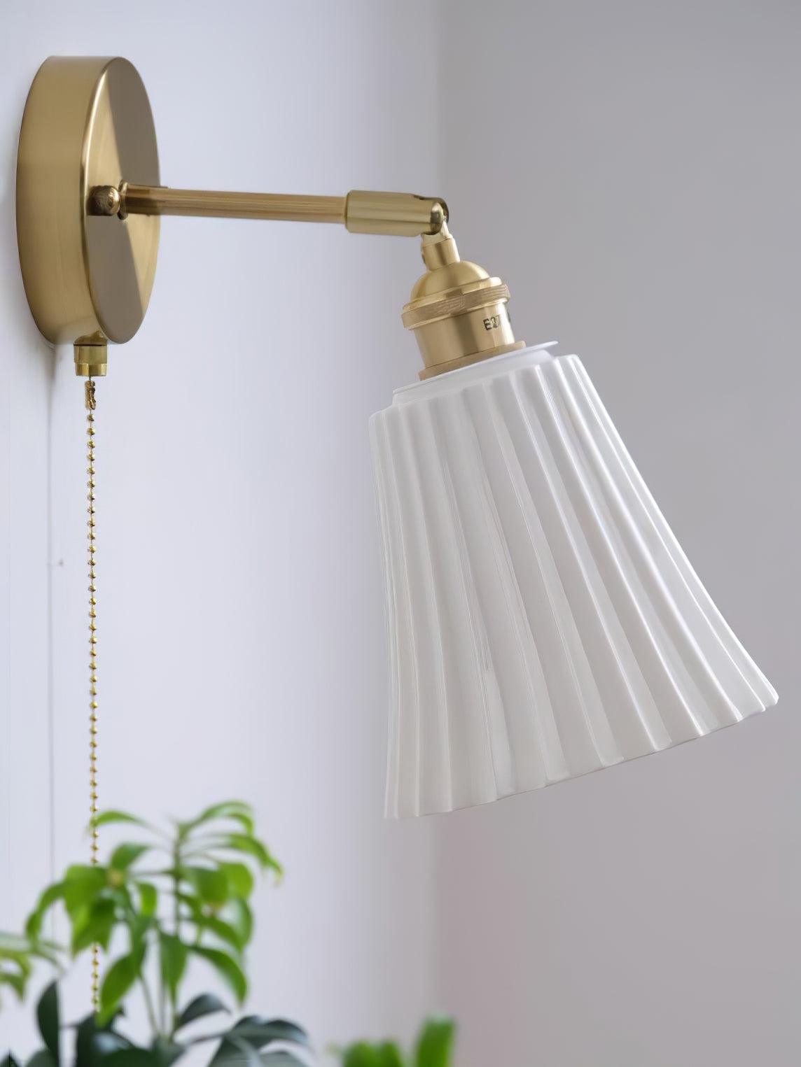 Nominex Vintage wandlamp van keramiek