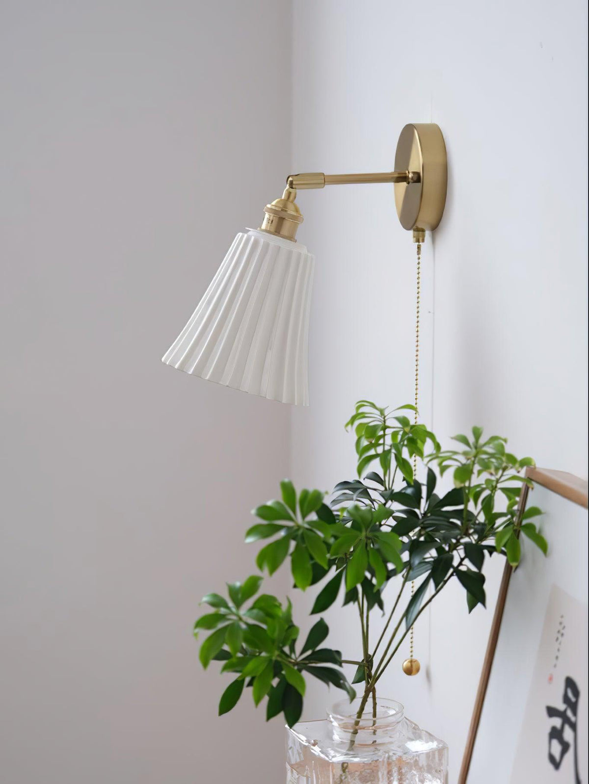 Nominex Vintage wandlamp van keramiek