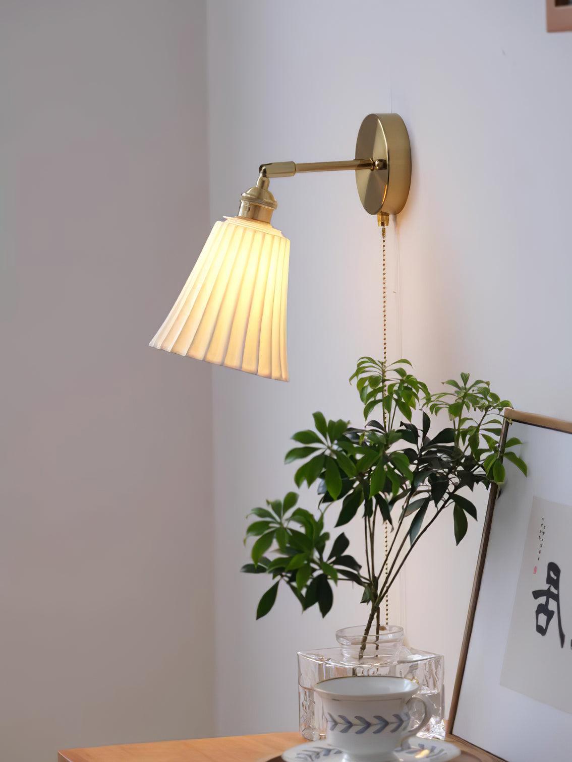 Nominex Vintage wandlamp van keramiek