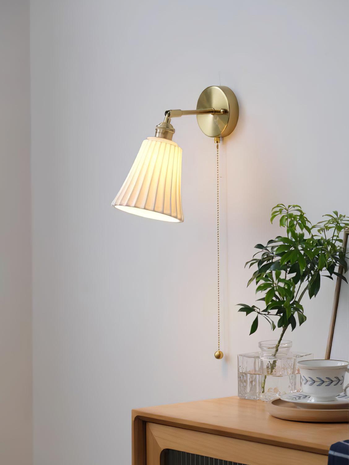 Nominex Vintage wandlamp van keramiek