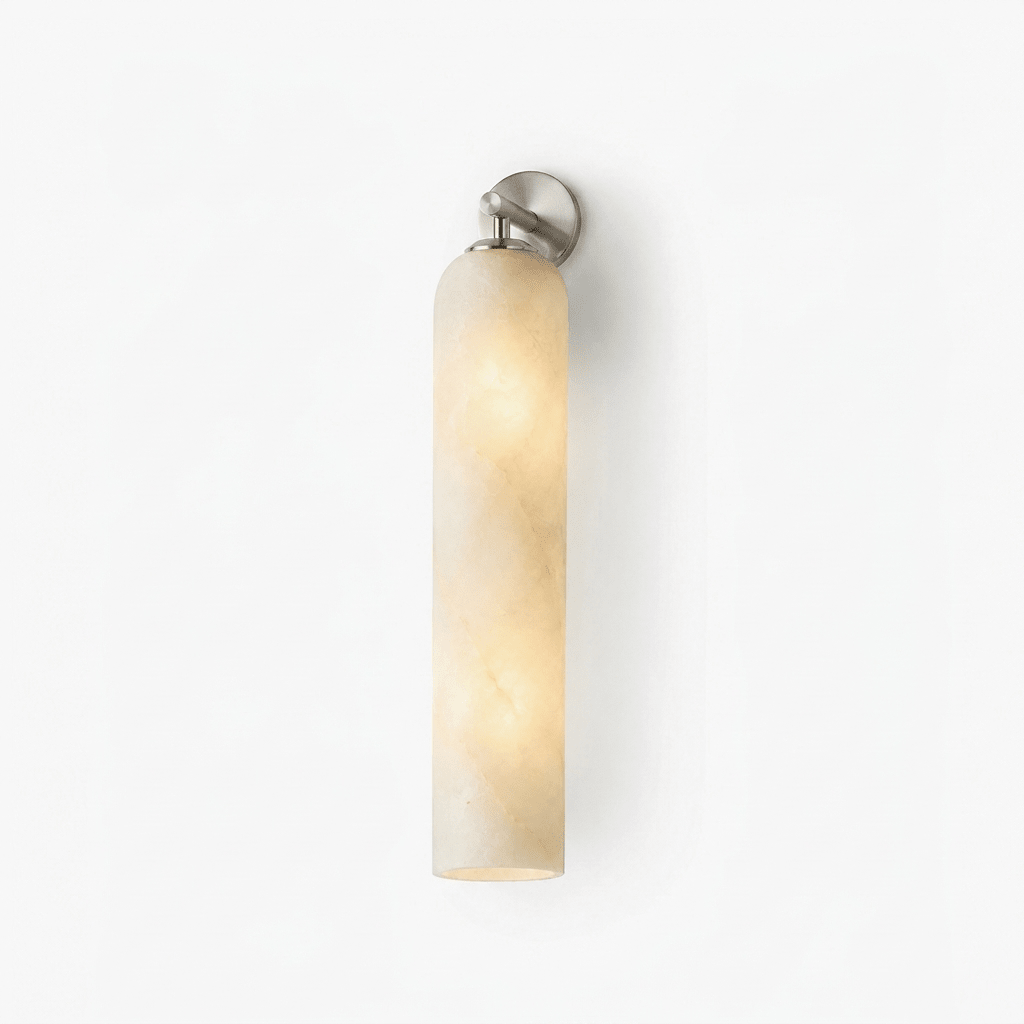 Tube wandlamp van Albast