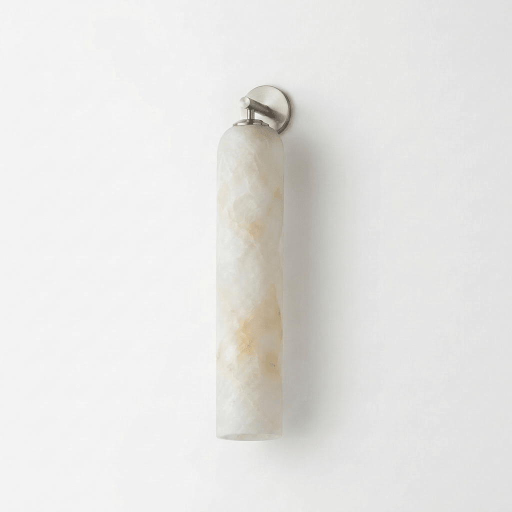 Tube wandlamp van Albast
