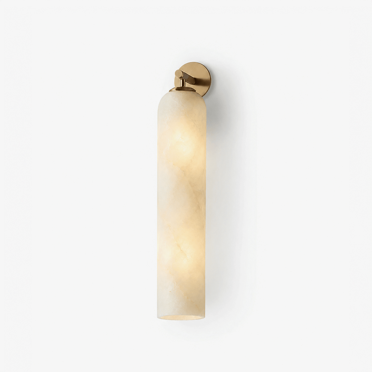 Tube wandlamp van Albast