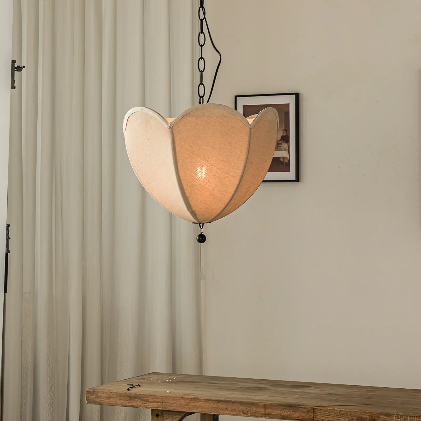 Renée Modern Bloem Stof Hanglampen Lampenkap Slaapkamer Eetkamer