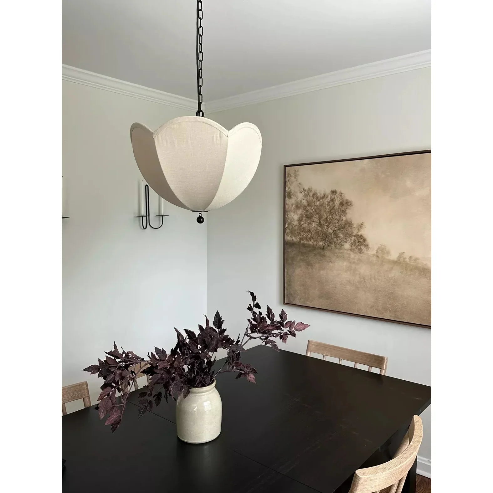 Renée Modern Bloem Stof Hanglampen Lampenkap Slaapkamer Eetkamer