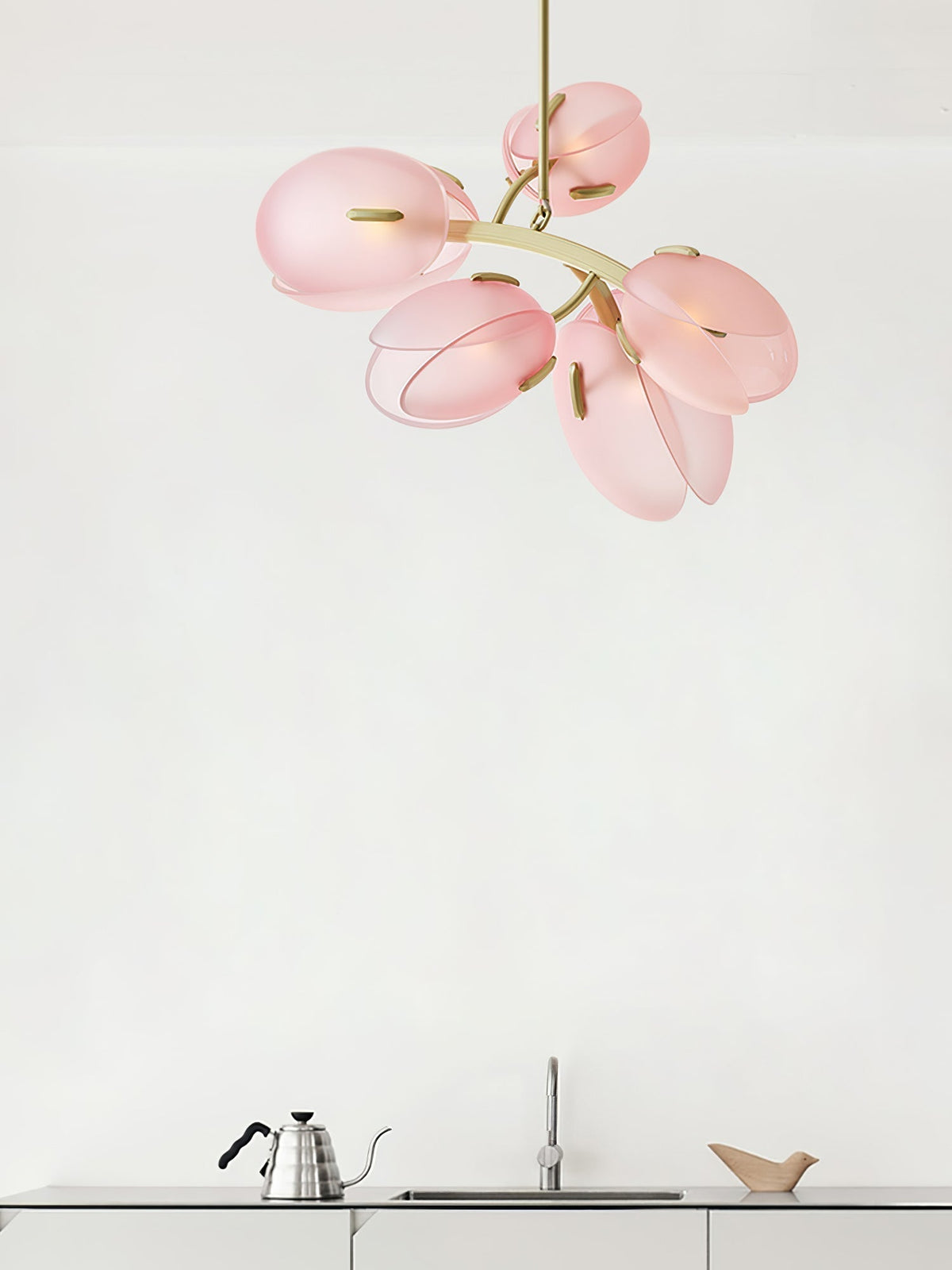 Blossom Moderne kroonluchter van glas