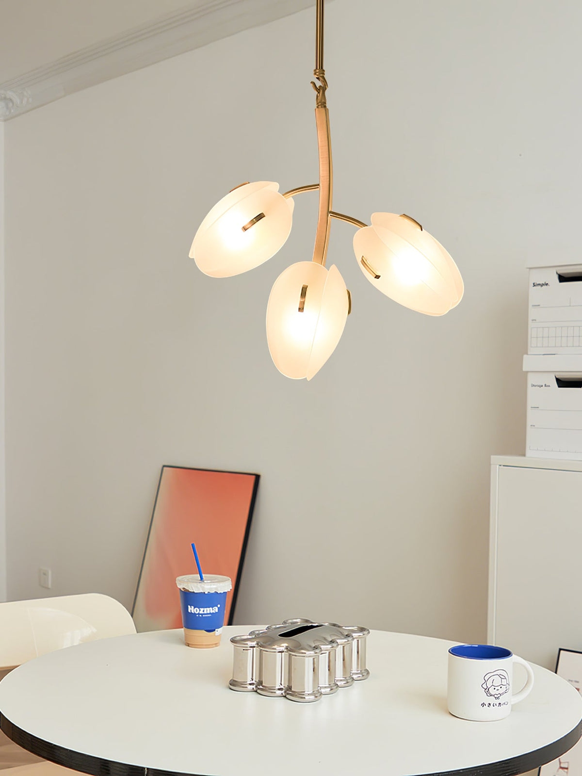 Blossom Moderne kroonluchter van glas