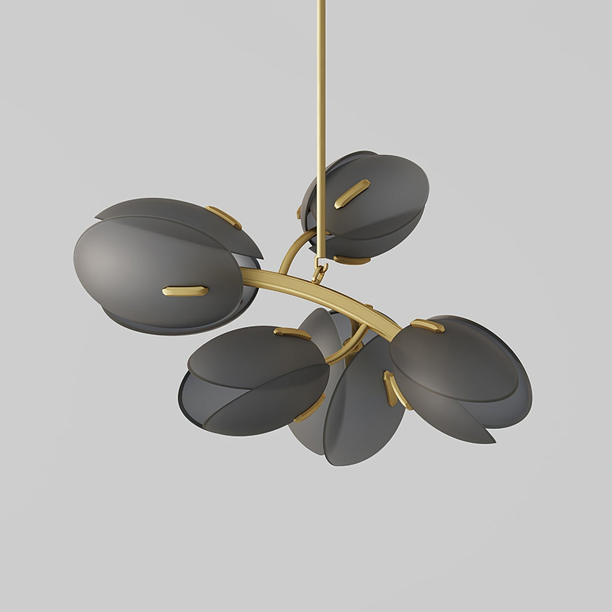 Blossom Moderne kroonluchter van glas