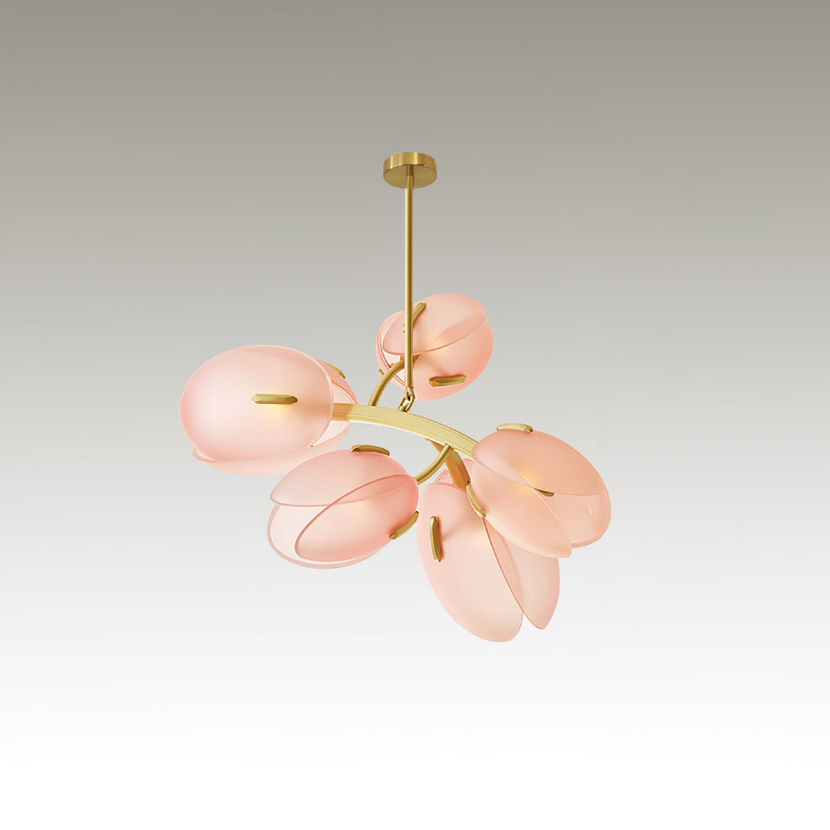 Blossom Moderne kroonluchter van glas