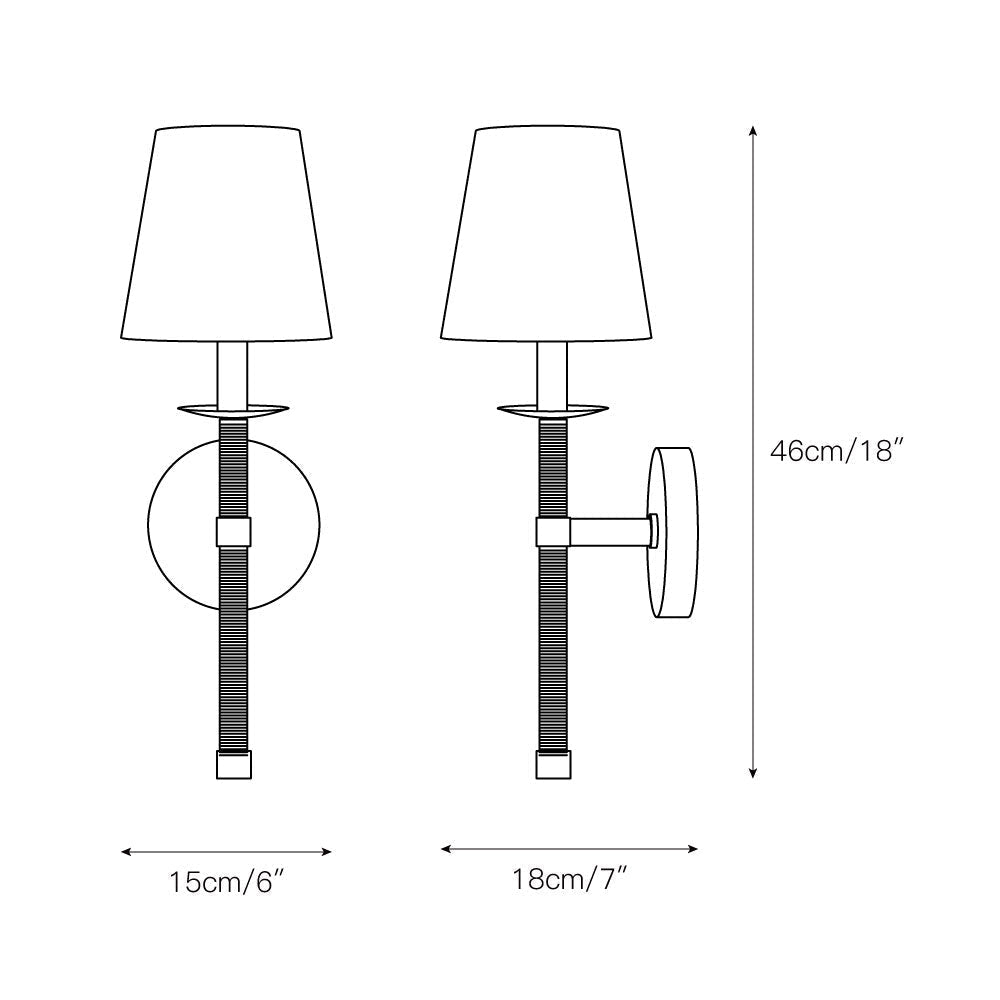 Aveninielle wandlamp