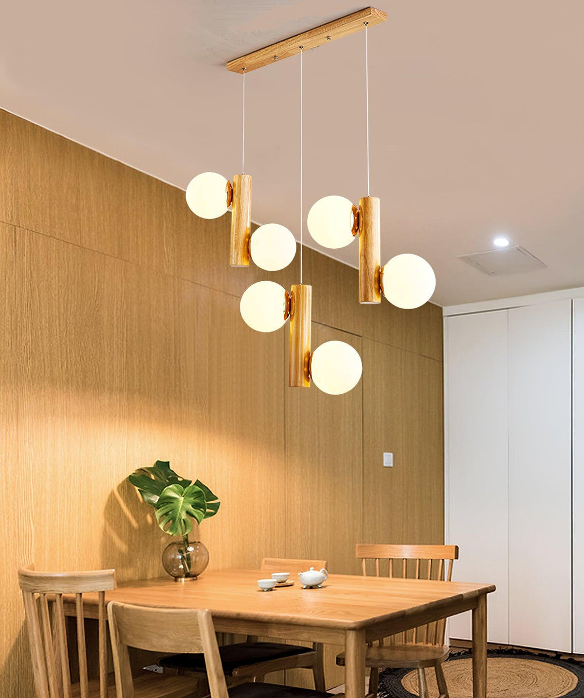 Solstica Hout klassieke hanglamp