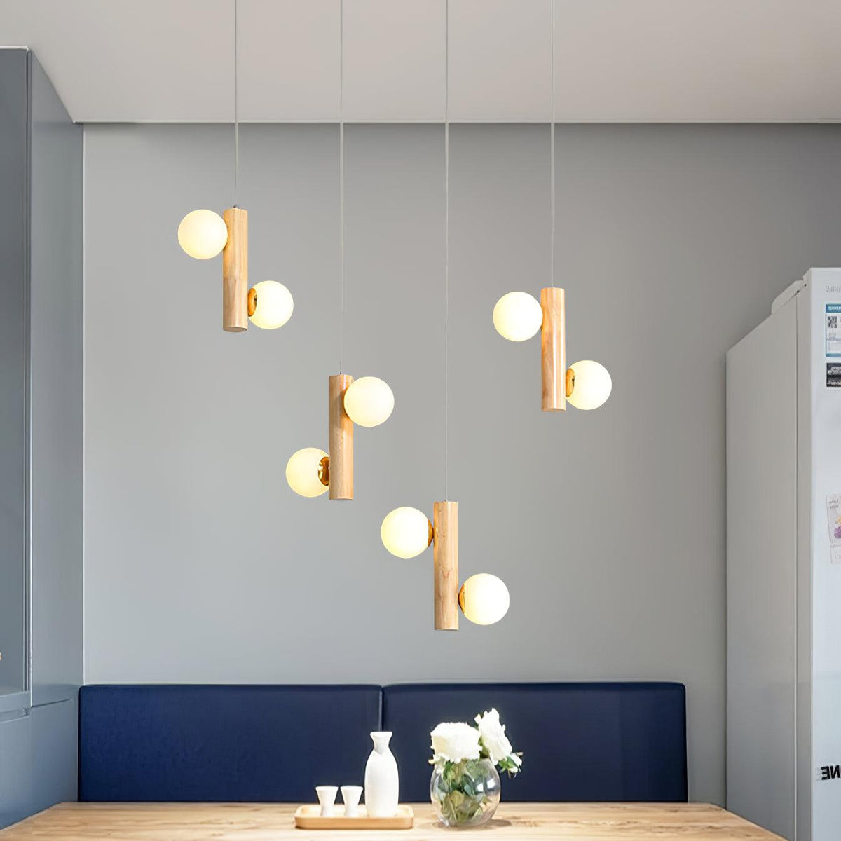 Solstica Hout klassieke hanglamp
