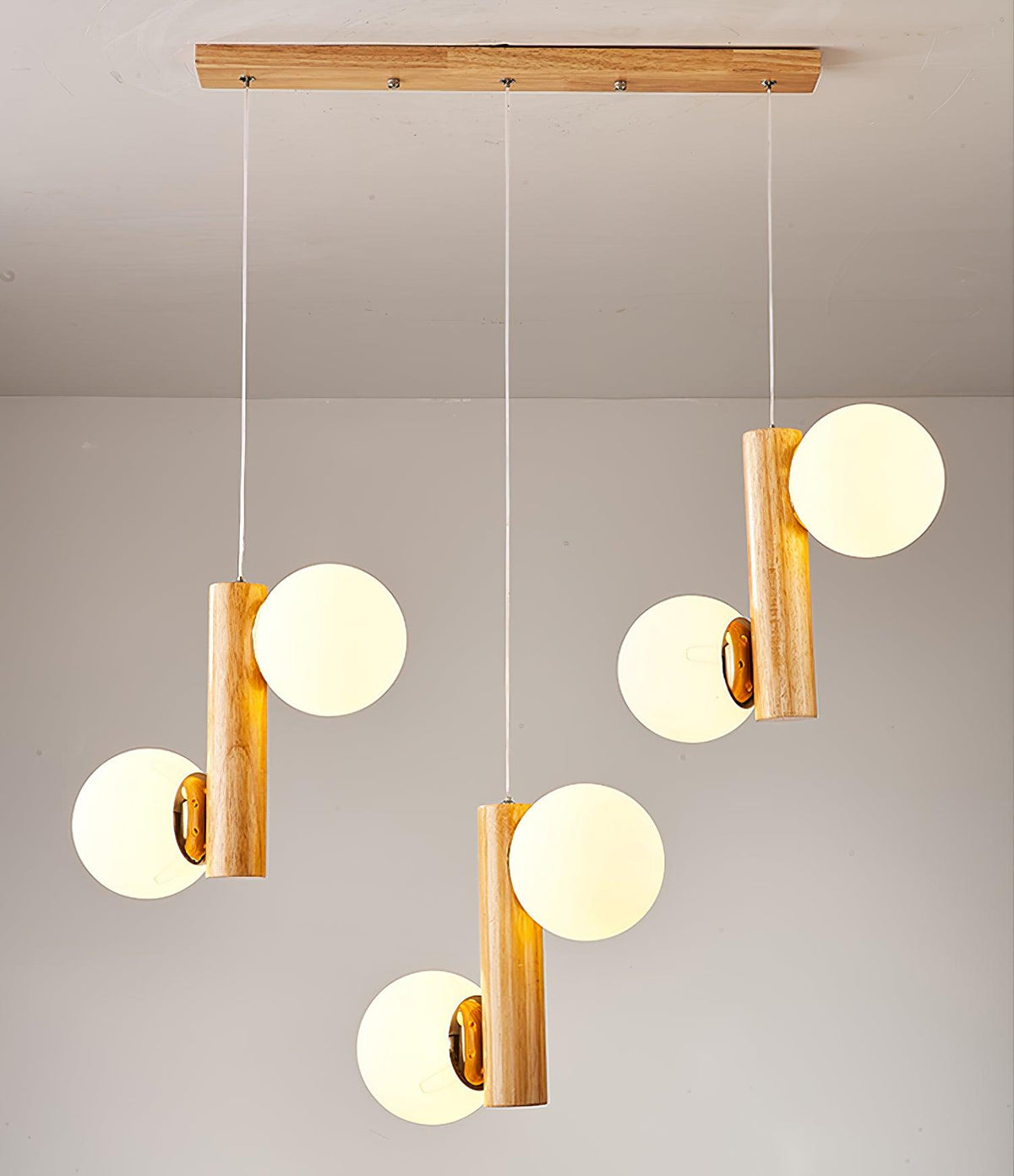 Solstica Hout klassieke hanglamp