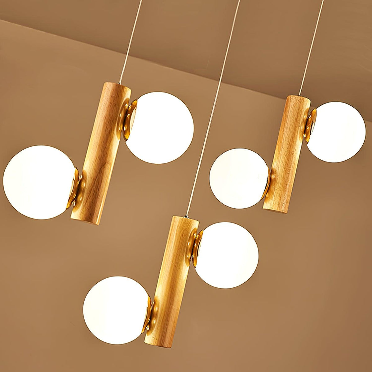 Solstica Hout klassieke hanglamp