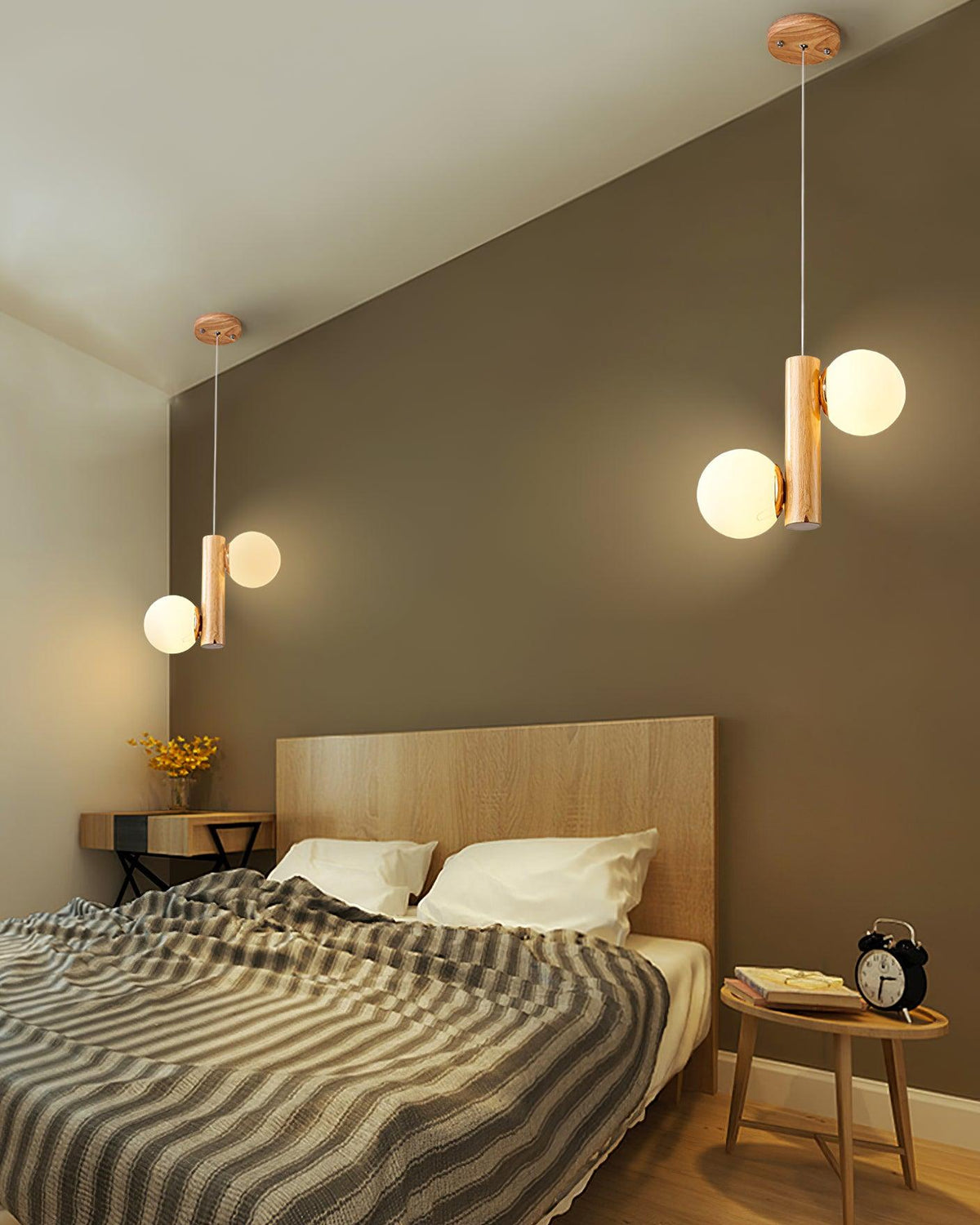 Solstica Hout klassieke hanglamp